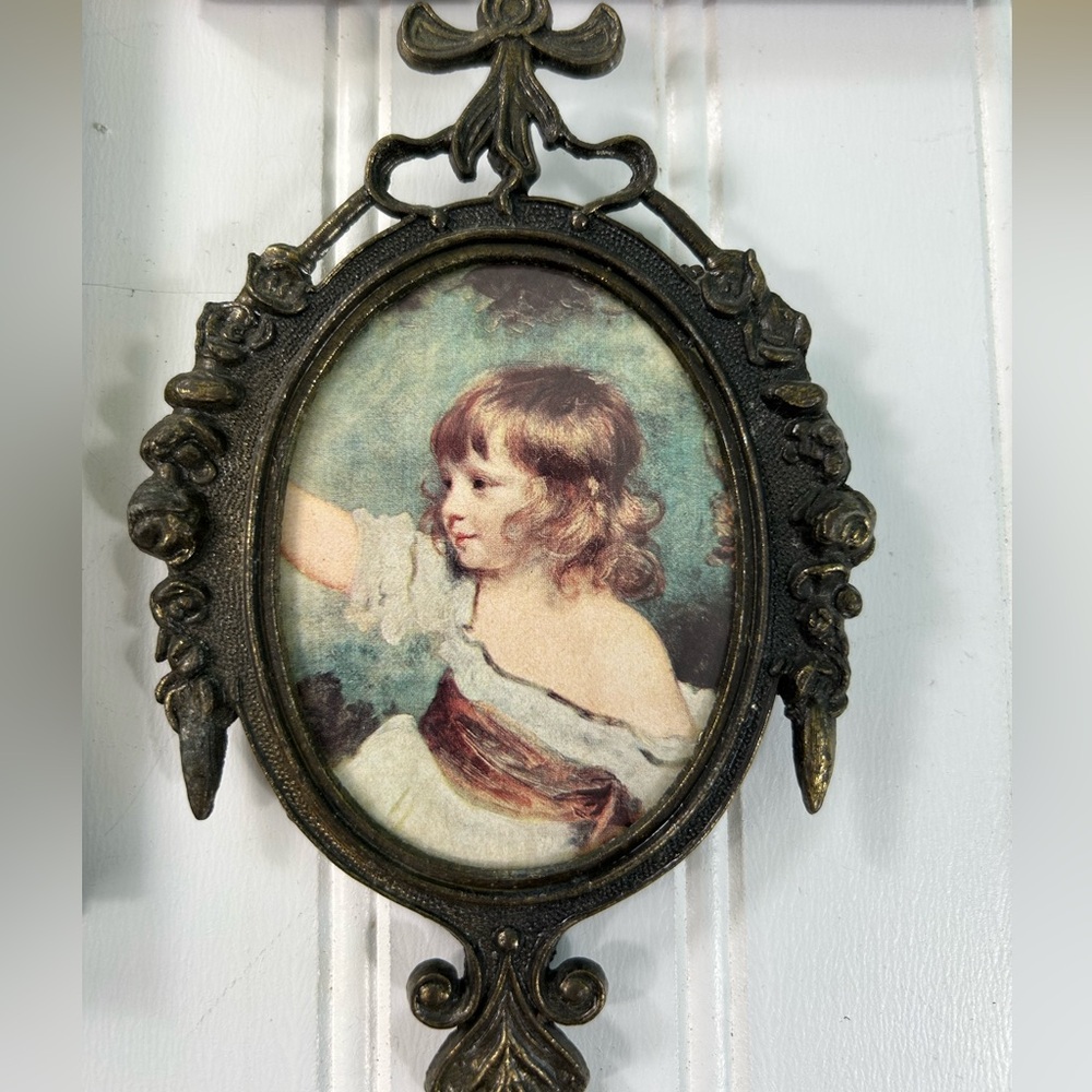 Vintage Frames Gold Bronze Picture Frame Lot of 3 Gallery Wall Cottagecore - Picture 2 of 7